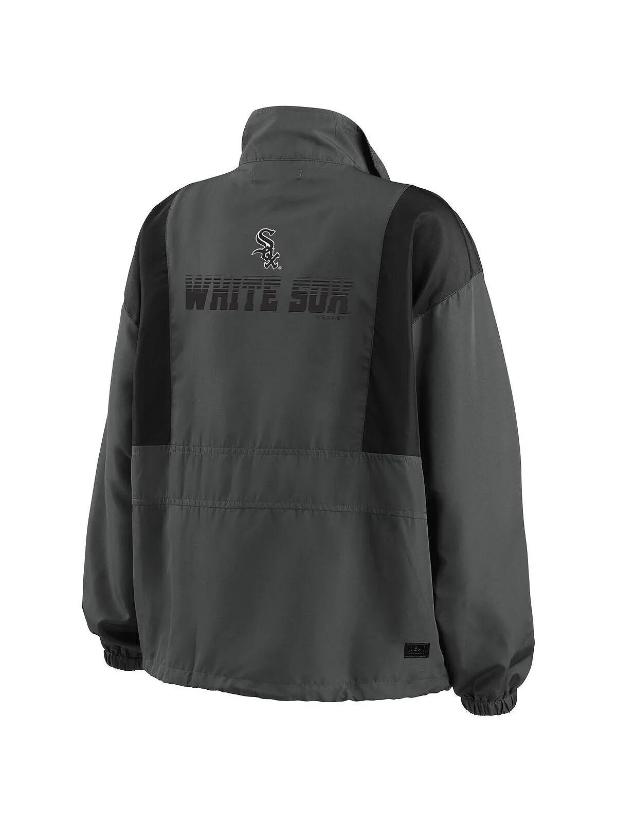 Женская складная куртка с молнией до половины длины Chicago White Sox темно-серого цвета WEAR by — изображение 2 из 3