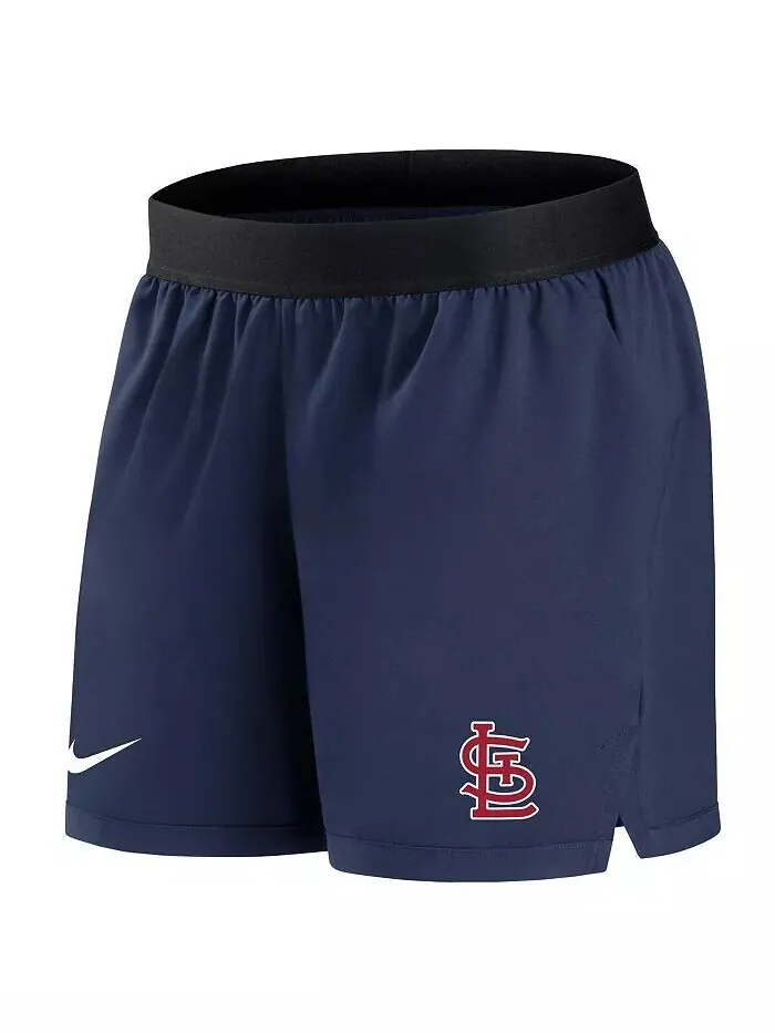Женские темно-синие шорты для выступлений команды St. Louis Cardinals Authentic Collection Team — изображение 3 из 4