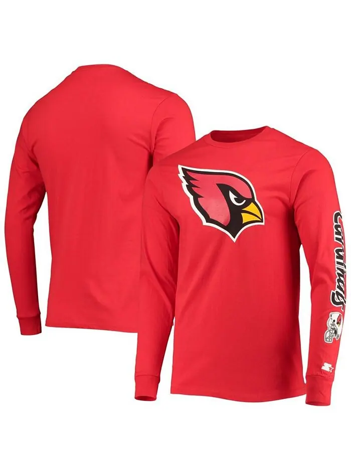 Мужская футболка с длинным рукавом Cardinal Arizona Cardinals Halftime Starter