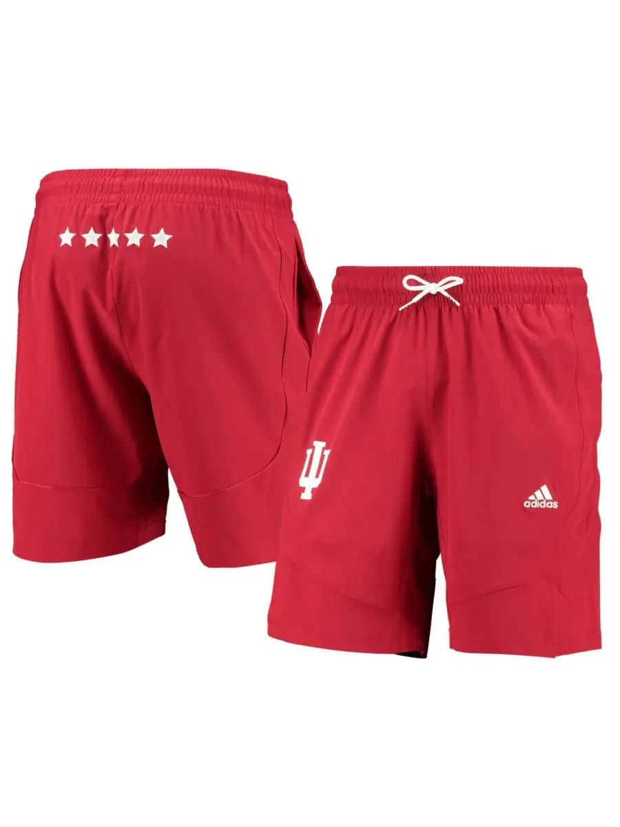 Adidas Мужские баскетбольные шорты Indiana Hoosiers Swingman AEROREADY цвета «багровый»