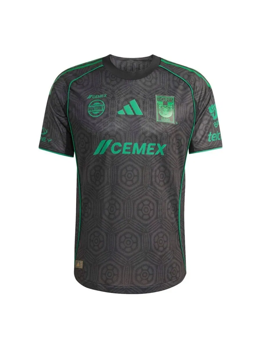 Футболка-джерси Tigres UANL 2025/26 Third on Field Authentic adidas — изображение 2 из 4, серый