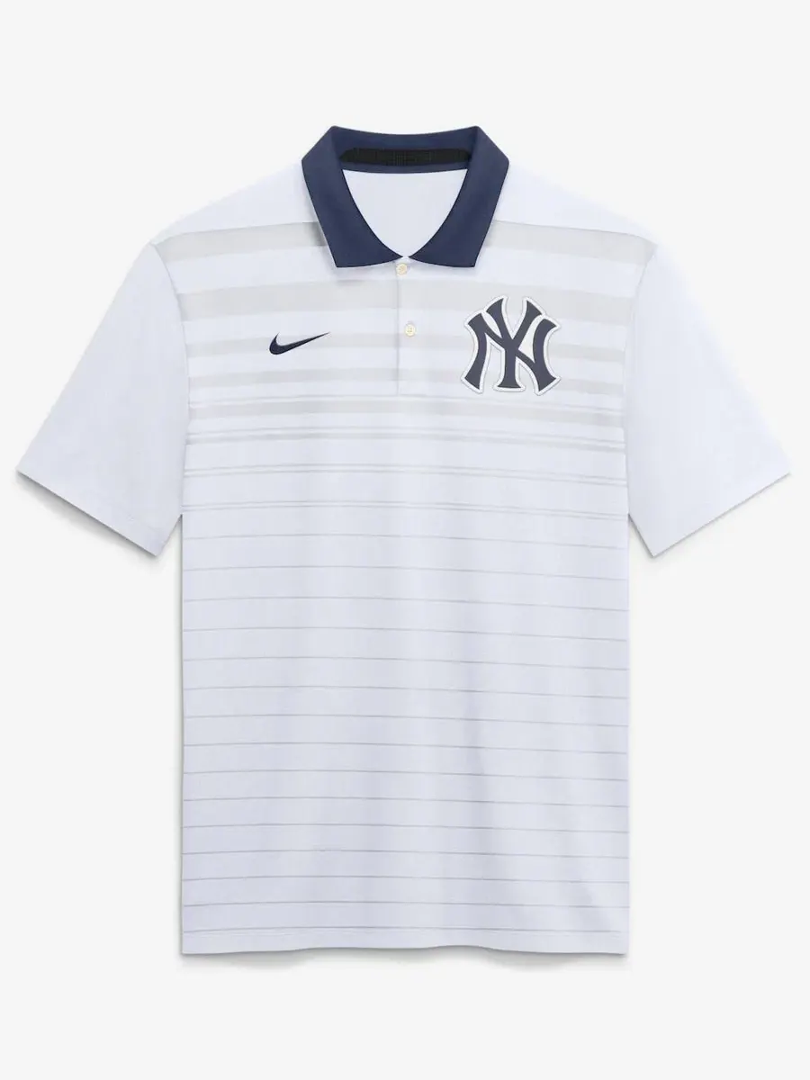 Мужское поло Dri-FIT с полосатым принтом, New York Yankees Vapor Nike