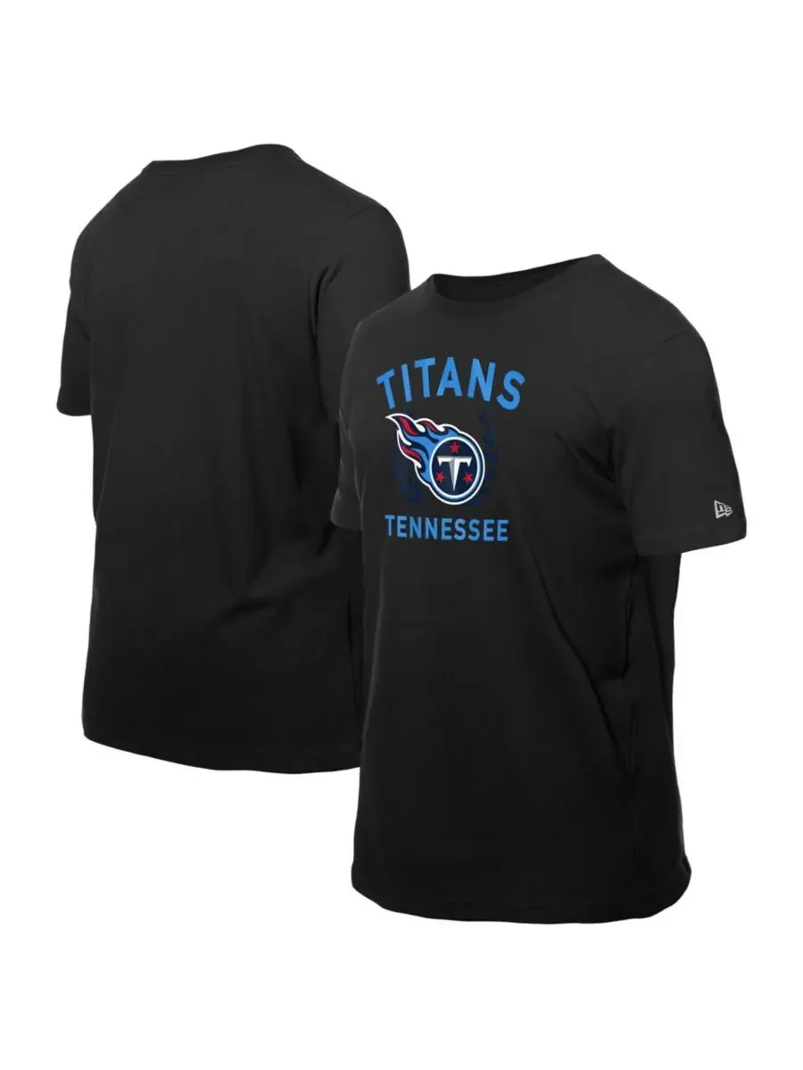 New Era Мужская черная футболка Tennessee Titans с символикой драфта НФЛ 2025 года