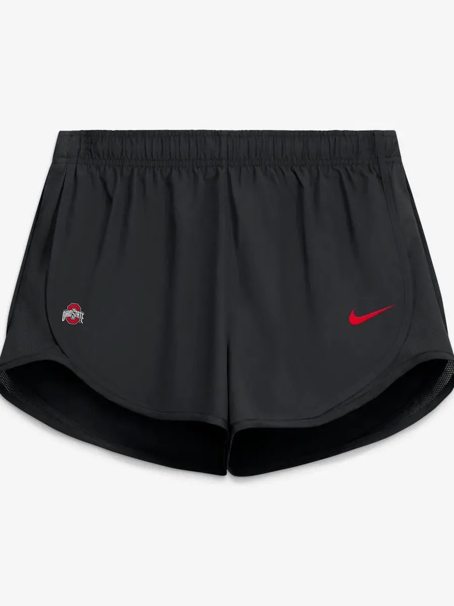 Шорты с высоким кроем Tempo Mid-Rise Dri-FIT с принтом Ohio State Buckeyes Nike