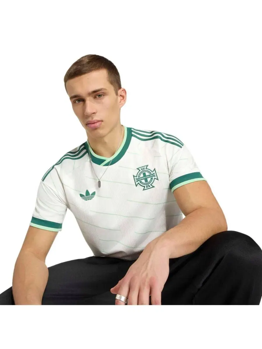 Футболка с коротким рукавом Northern Ireland National Team FIFA X World Cup 2026 Away Replica — изображение 4 из 4, белый