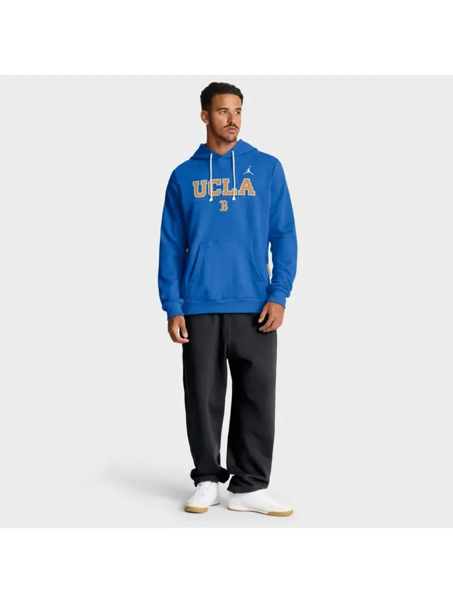 Jordan Мужская синяя толстовка UCLA Bruins 2025 Sideline Standard Issue Dri-FIT — изображение 3 из 5, синий