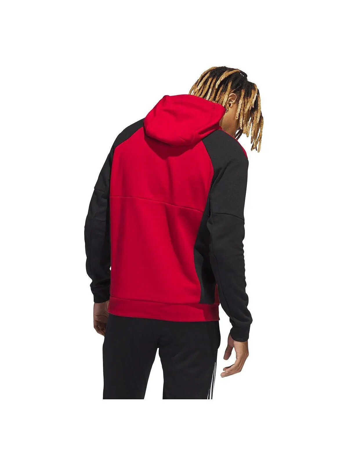 Мужской красный пуловер с капюшоном Atlanta United FC Travel adidas — изображение 2 из 2