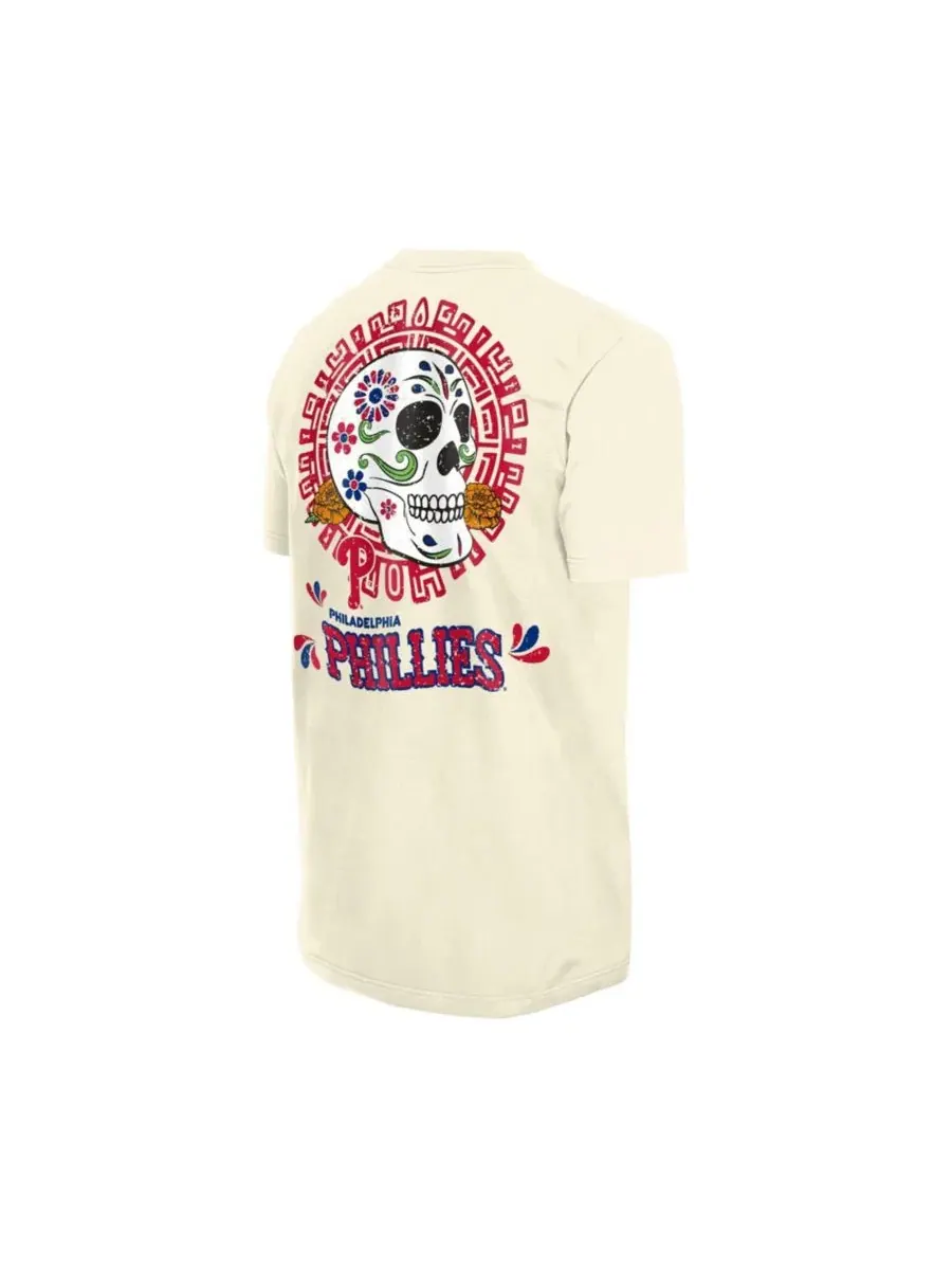 Футболка с принтом Dia de los Muertos Sugar Skull New Era — изображение 4 из 4, прозрачный