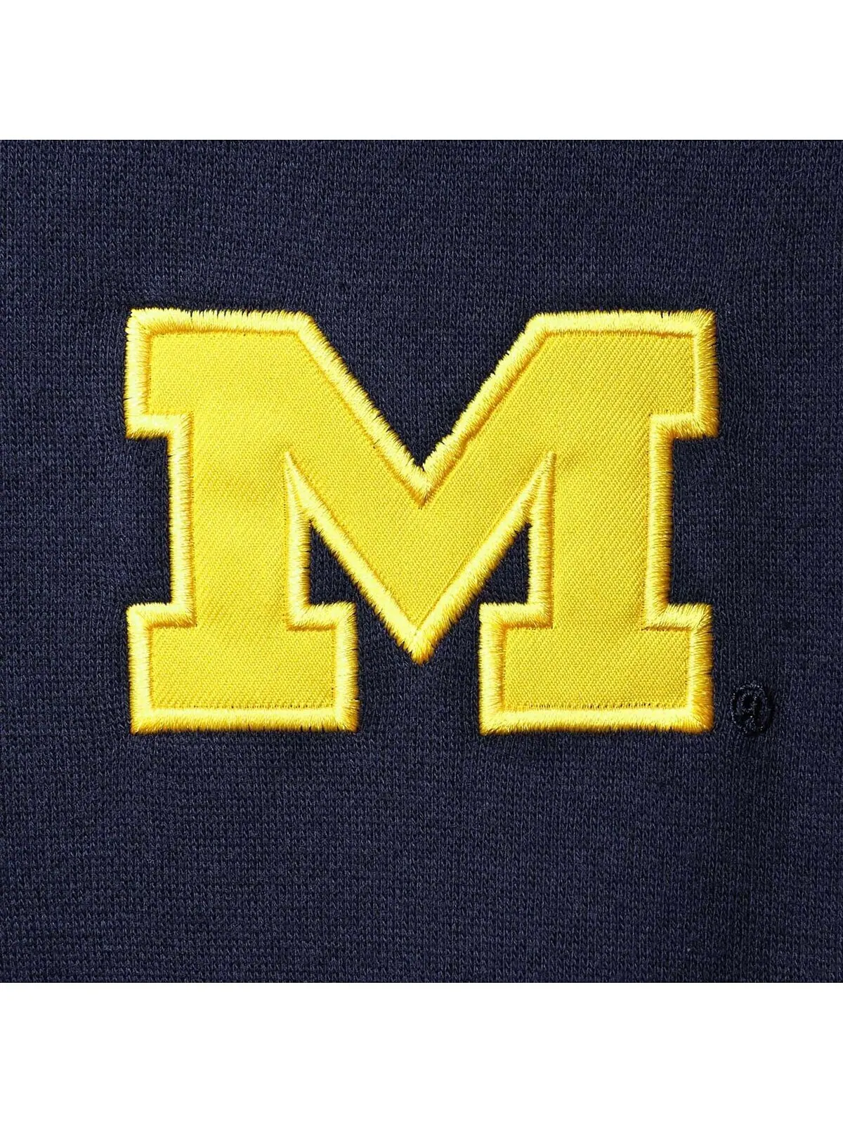 Мужская темно-синяя куртка с молнией на четверть и логотипом Michigan Wolverines Tortugas Colosseum — изображение 4 из 4