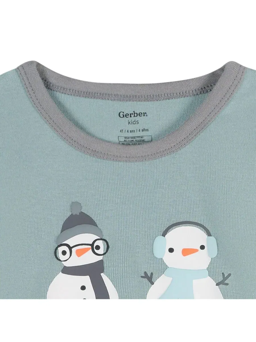 Комплект пижам с принтом Gerber, Snow Much Fun — изображение 5 из 7