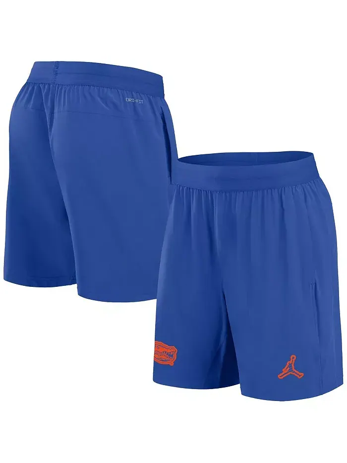 Мужские шорты для тренировок Royal Florida Gators 2024 Sideline Performance Shorts Jordan