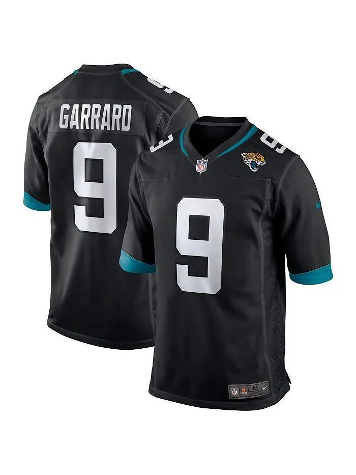 Мужская черная майка игрока пенсионера David Garrard Jacksonville Jaguars Game Nike