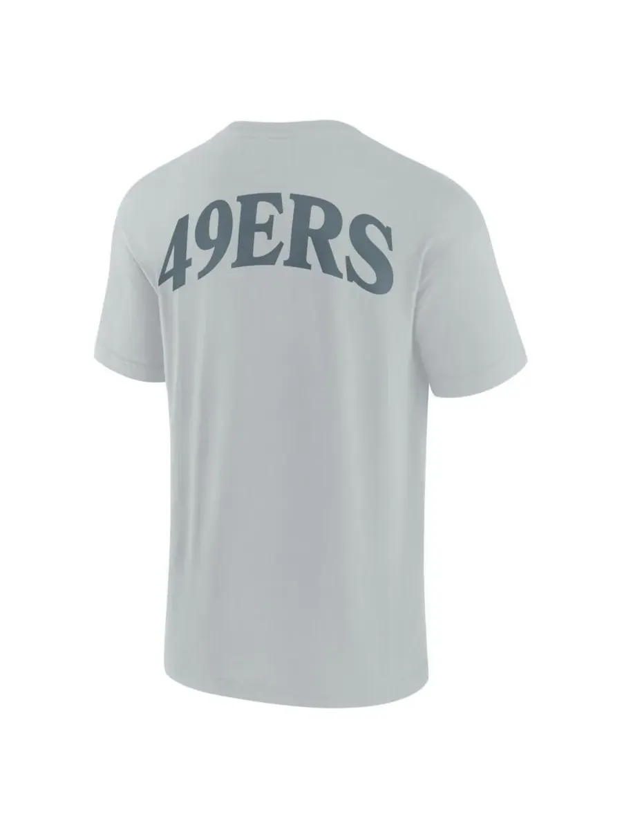 Fanatics Мужская и женская серая футболка San Francisco 49ers Elements Iconic — изображение 2 из 3, серый