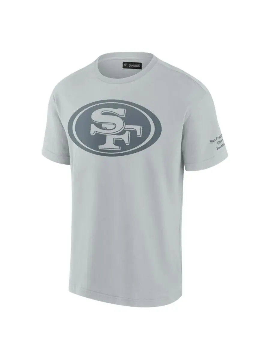 Fanatics Мужская и женская серая футболка San Francisco 49ers Elements Iconic — изображение 3 из 3, серый