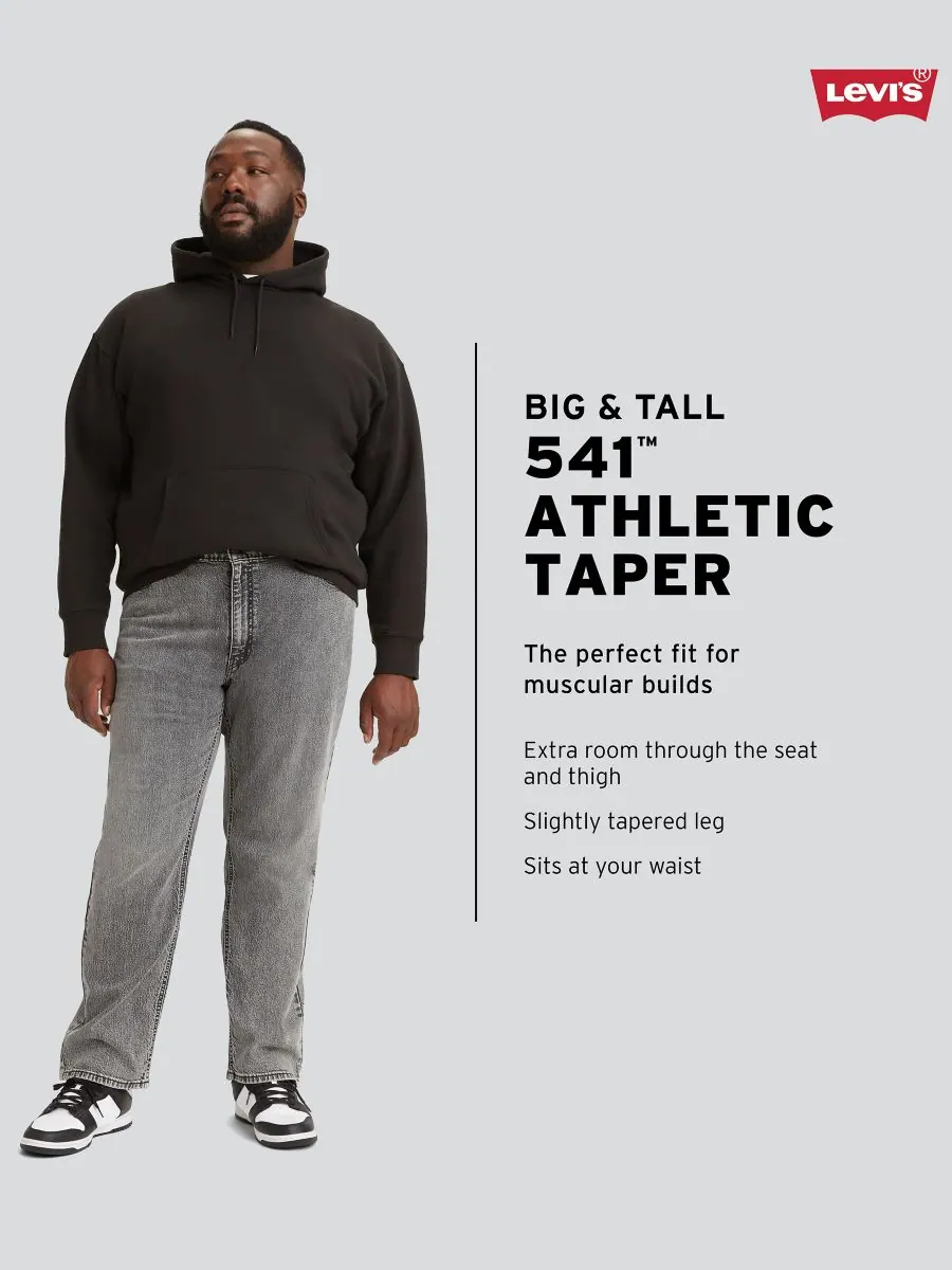 Мужские джинсы 541 Athletic Fit Stretch больших размеров Levi's, Hawthorne Shocking — изображение 4 из 4