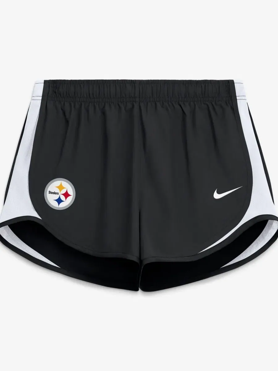 Шорты Nike Tempo Mid-Rise Dri-FIT с принтом — изображение 2 из 4, черный белый