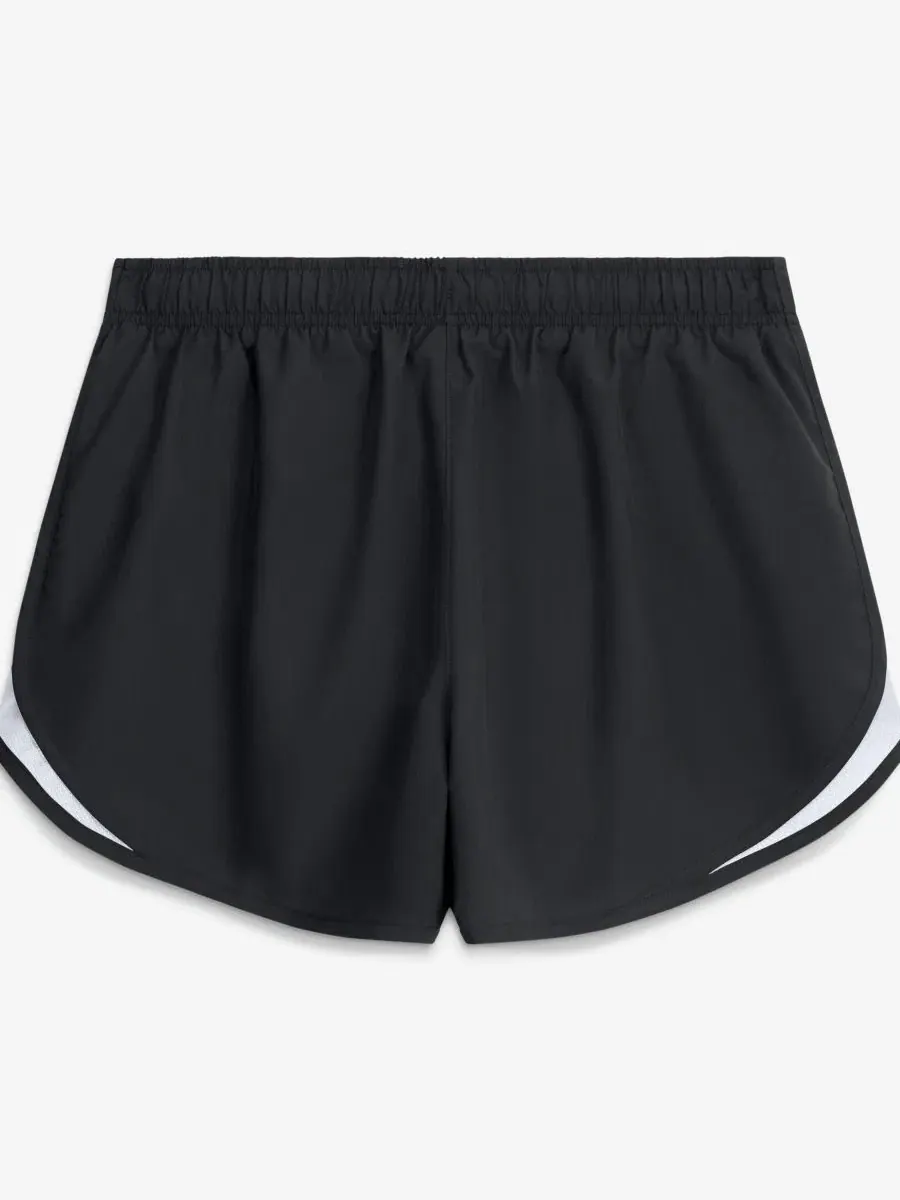 Шорты Nike Tempo Mid-Rise Dri-FIT с принтом — изображение 3 из 4, черный белый