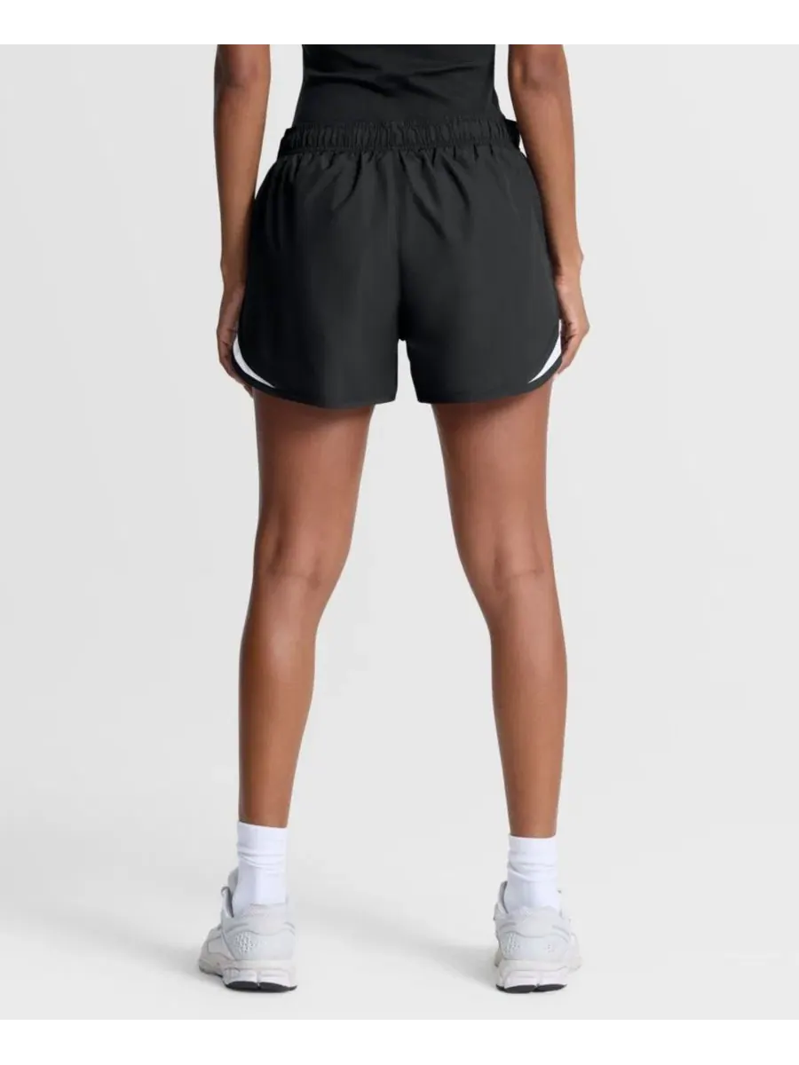 Шорты Nike Tempo Mid-Rise Dri-FIT с принтом — изображение 4 из 4, черный белый
