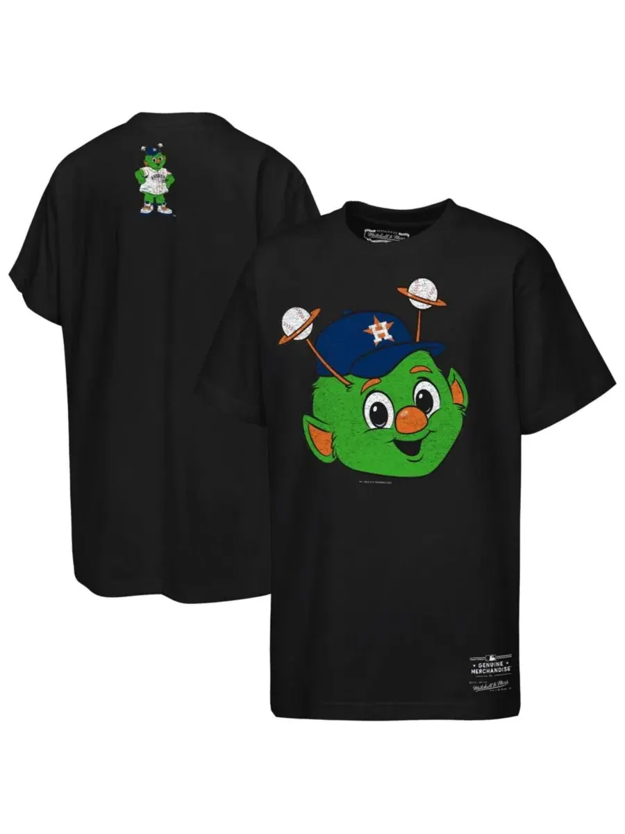 Футболка с принтом талисмана Houston Astros Mitchell & Ness