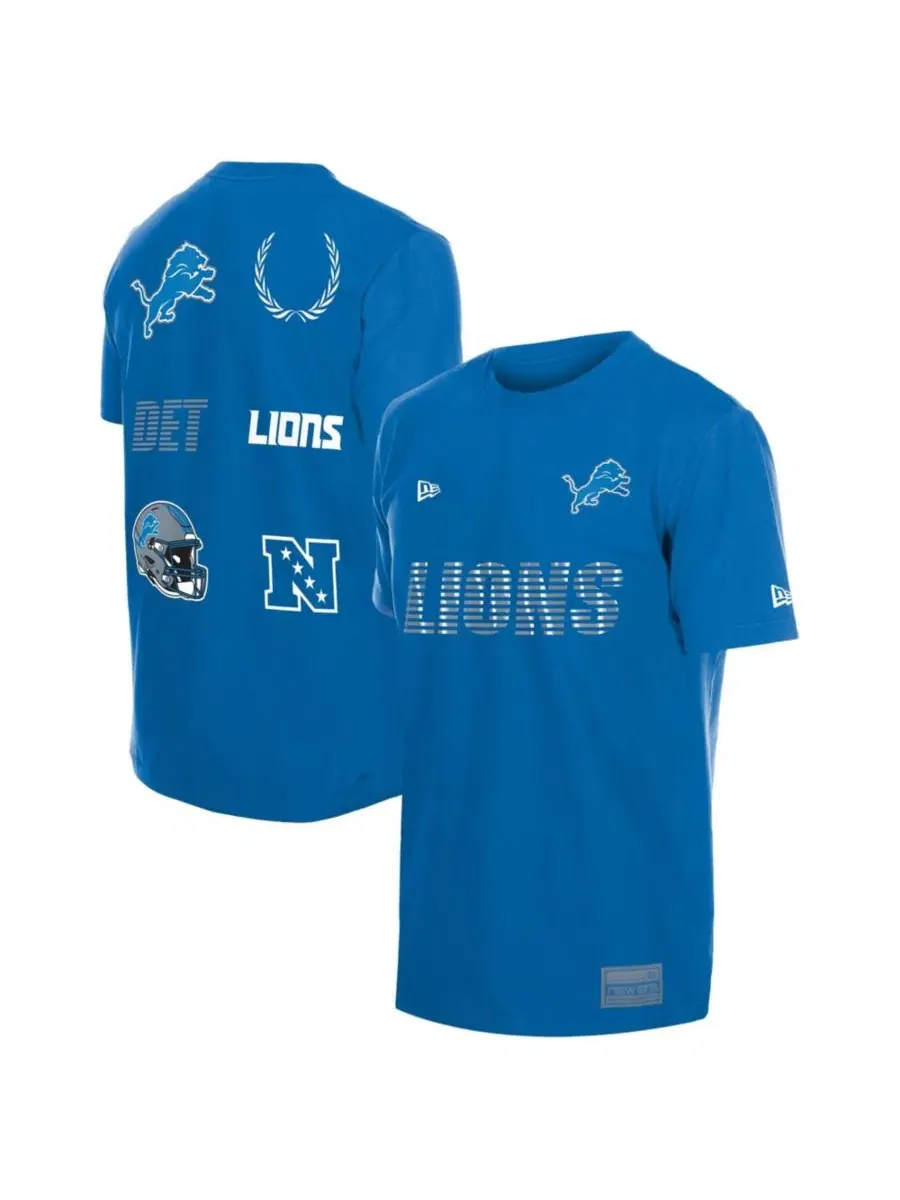 Футболка с длинным рукавом Detroit Lions Match New Era