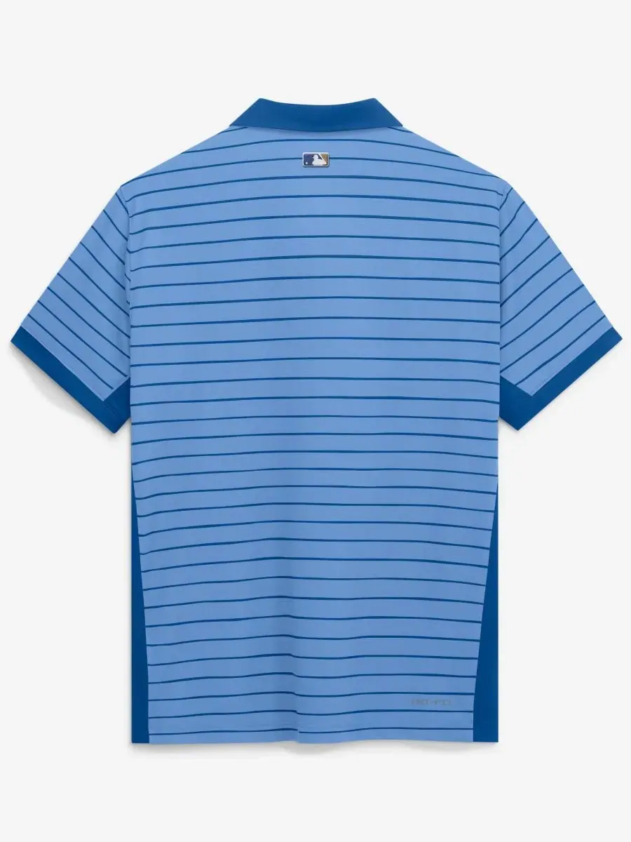 Поло Nike с коротким рукавом, модель Striped Victory Dri-FIT — изображение 2 из 2, светлый синий синий