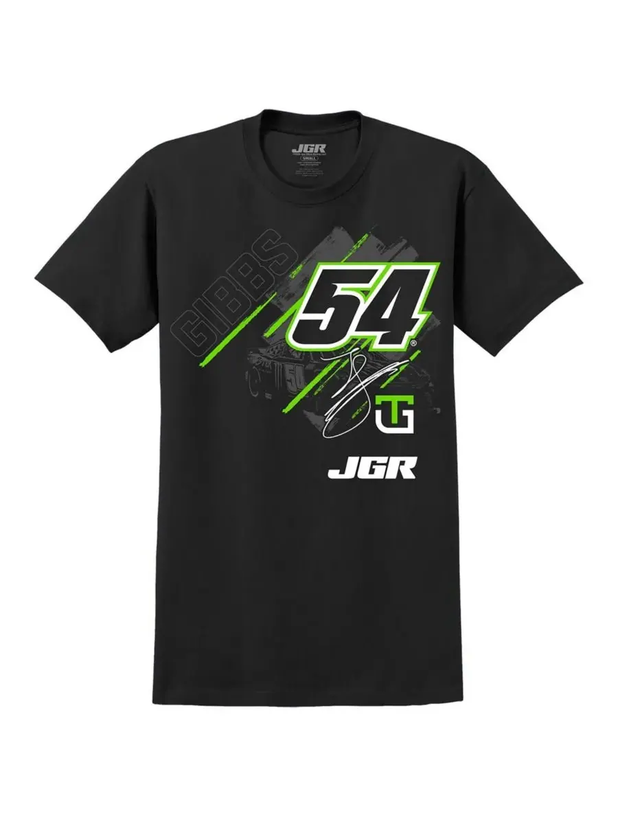 Joe Gibbs Racing Team Collection Мужская черная футболка Ty Gibbs Monster Energy Car — изображение 3 из 3, черный