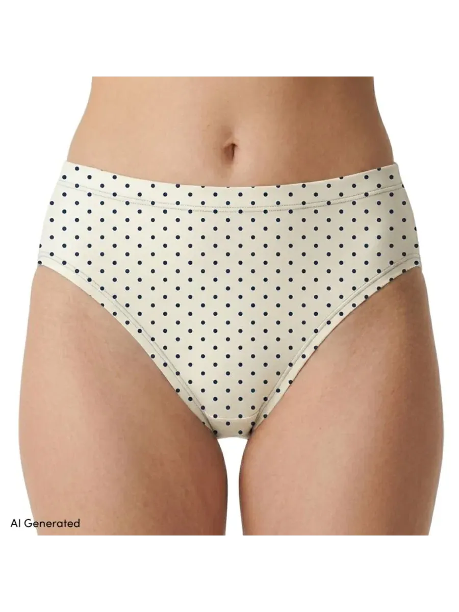 Трусы-бикини с низкой посадкой, 3 шт., True Solutions Light Weight Microfiber Basics Lands' End — изображение 2 из 5