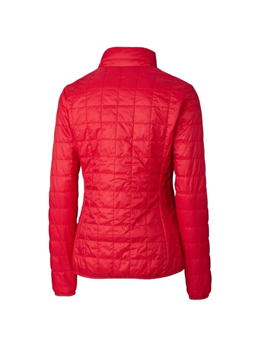 Женская красная пуховая куртка Philadelphia Phillies Rainier PrimaLoft Eco на молнии Cutter & Buck — изображение 2 из 3