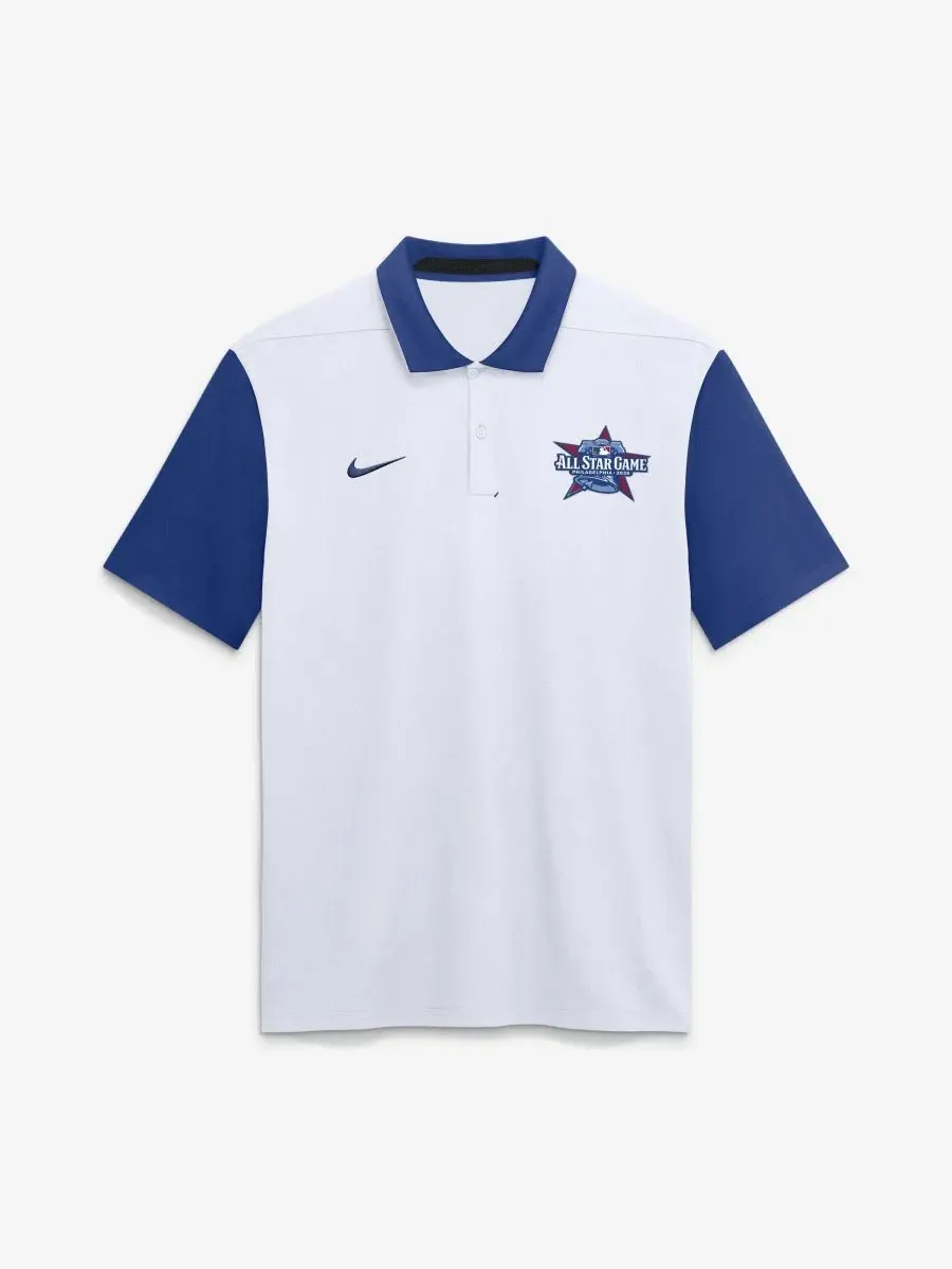 Мужское поло Nike с технологией Dri-FIT, 2026 MLB All-Star Game Authentic Collection Vapor — изображение 2 из 3, белый