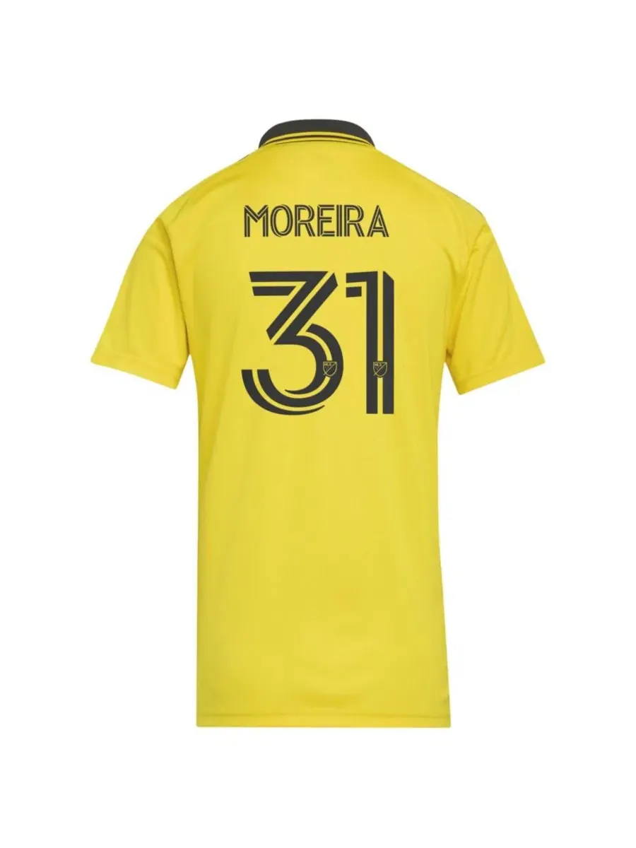 Женская футболка-реплика Steven Moreira Yellow Columbus Crew 2026 The Crafted for Excellence Kit — изображение 3 из 3, желтый