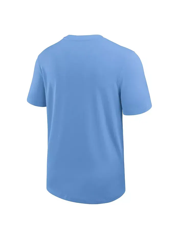 Мужская футболка Carolina Blue North Carolina Tar Heels 2025 Sideline UV Performance Coach Jordan — изображение 3 из 3