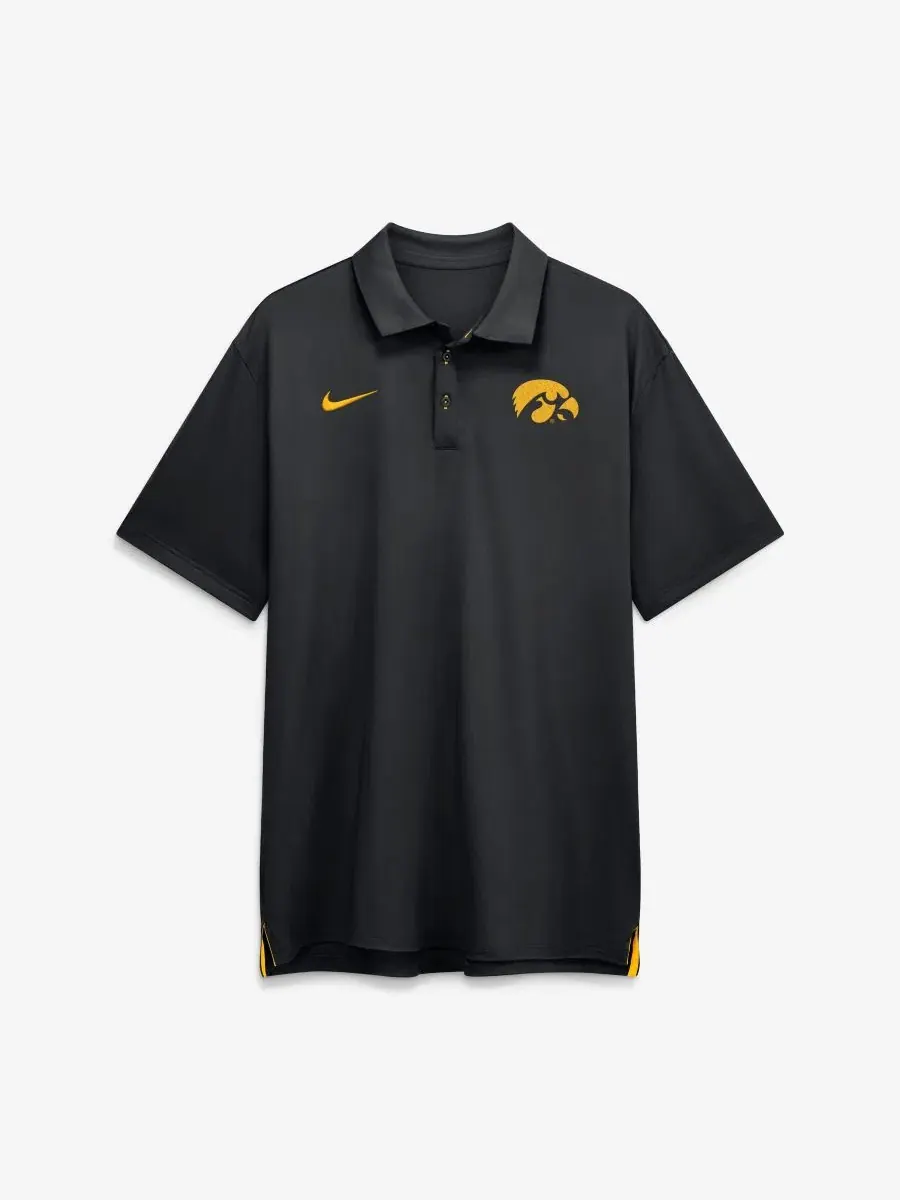 Мужское поло Nike с принтом Iowa Hawkeyes