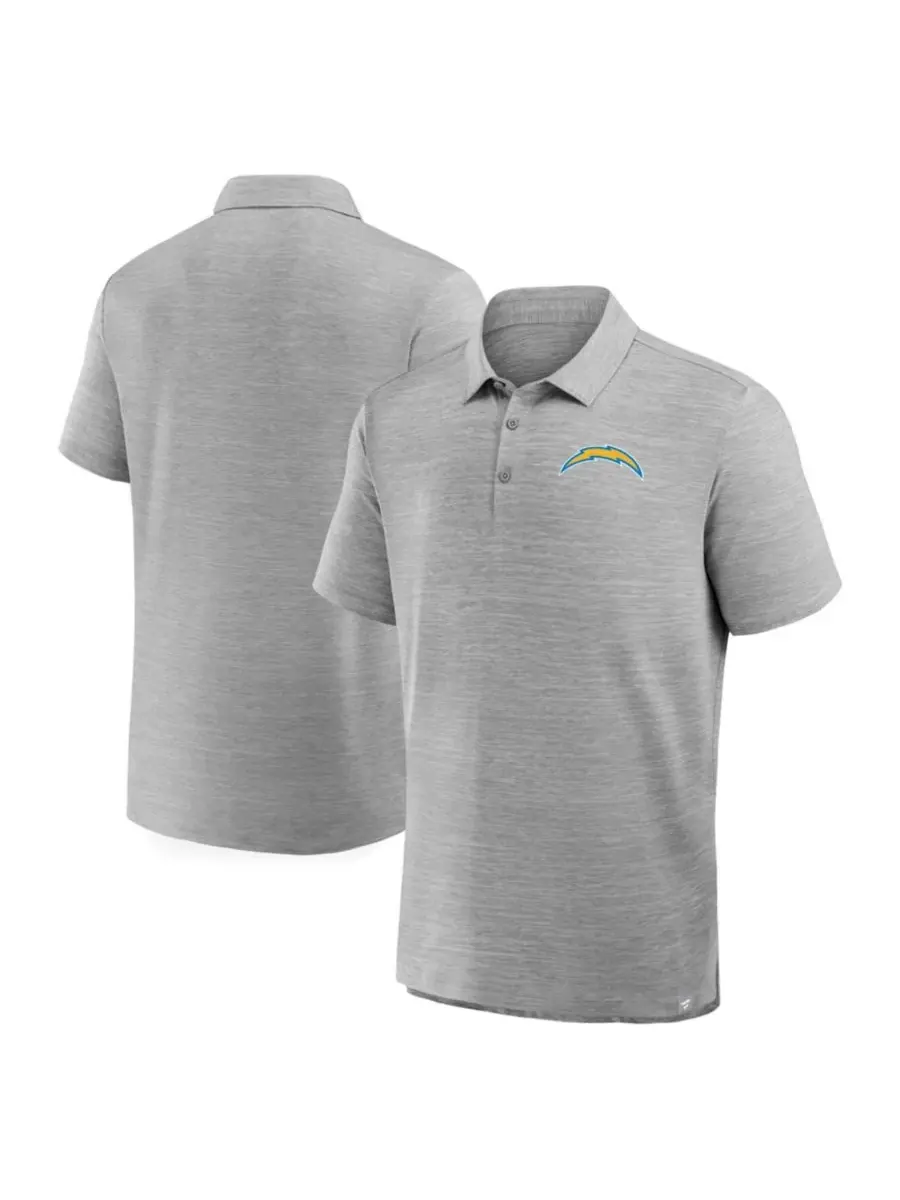 Поло с коротким рукавом с логотипом команды, Los Angeles Chargers Clutch Polo Shirt Fanatics