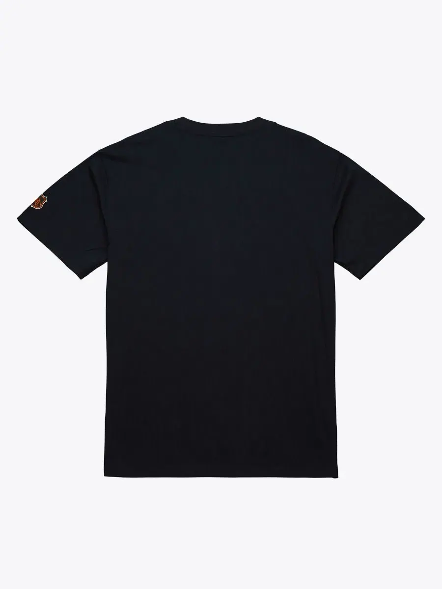 Футболка с длинным рукавом с винтажным принтом Buffalo Sabres Mitchell & Ness — изображение 2 из 2, черный