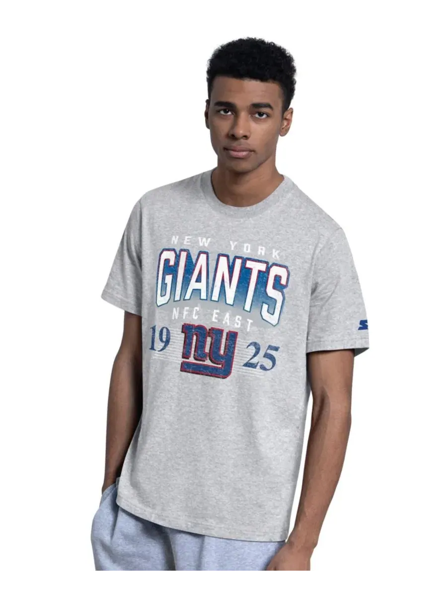 Комплект из 2 футболок с длинным рукавом New York Giants Logo Starter — изображение 3 из 5, серый