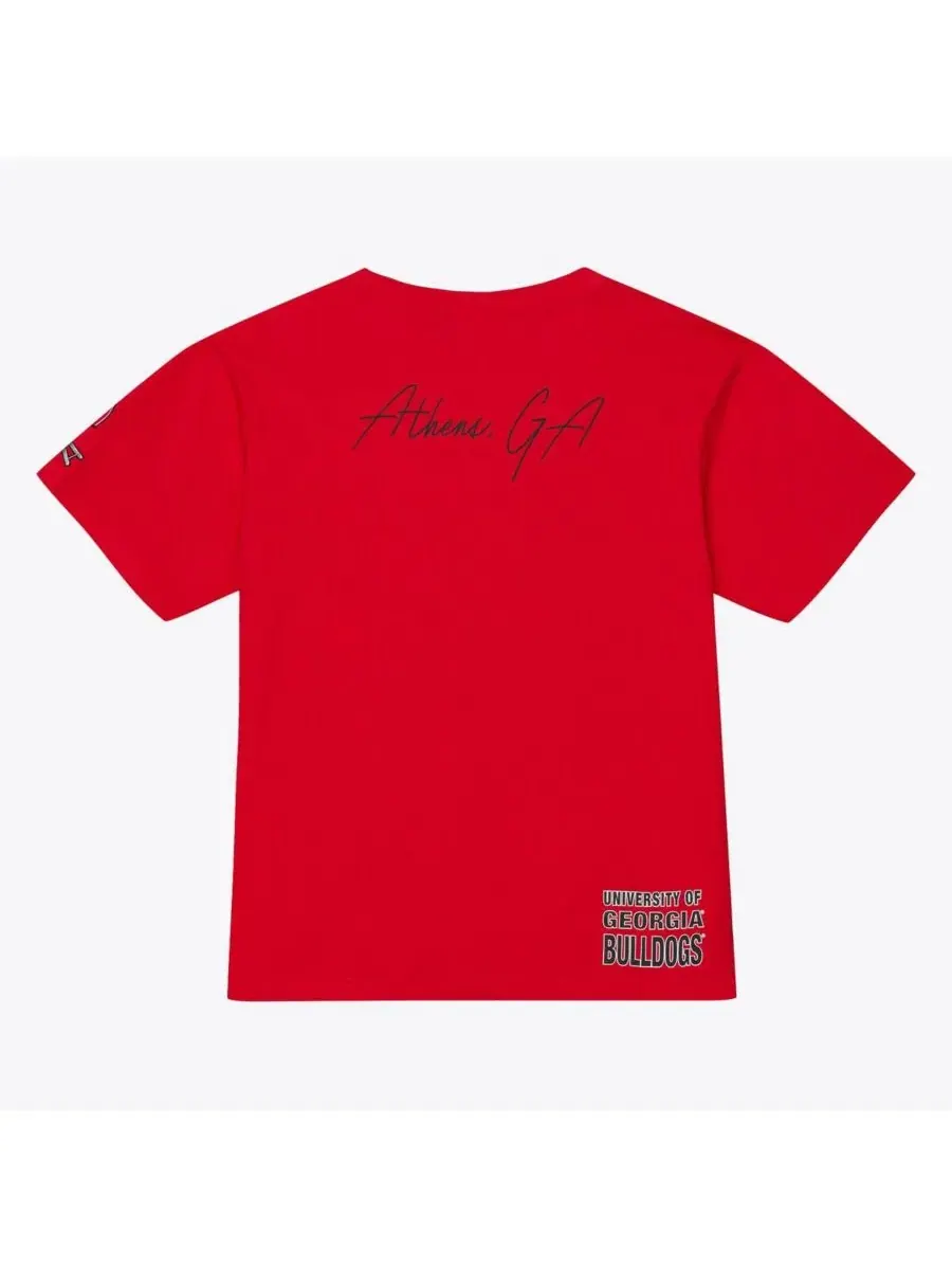 Футболка с принтом Double Clutch Premium Mitchell & Ness — изображение 4 из 4, красный