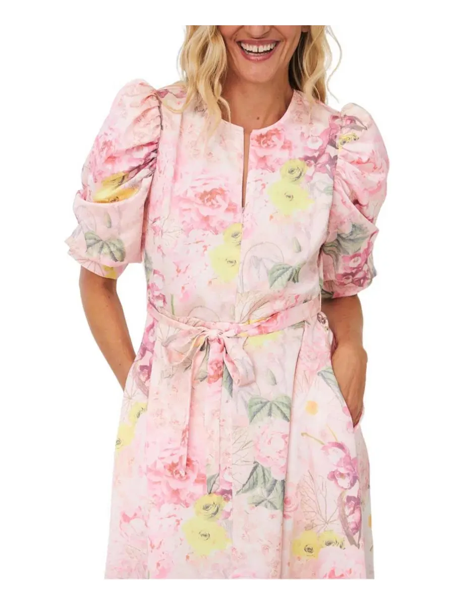 Макси-платье с цветочным принтом Kayla Floral Print Maxi Dress CRAS, Floral Garden — изображение 2 из 8