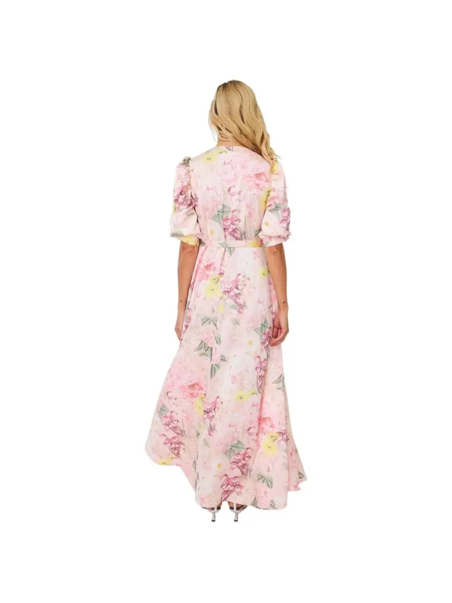 Макси-платье с цветочным принтом Kayla Floral Print Maxi Dress CRAS, Floral Garden — изображение 3 из 8