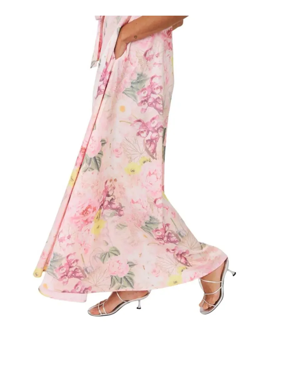 Макси-платье с цветочным принтом Kayla Floral Print Maxi Dress CRAS, Floral Garden — изображение 7 из 8