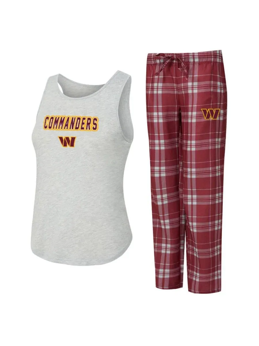 Concepts Sport Женский комплект для сна из двух предметов: майка и брюки в клетку Washington