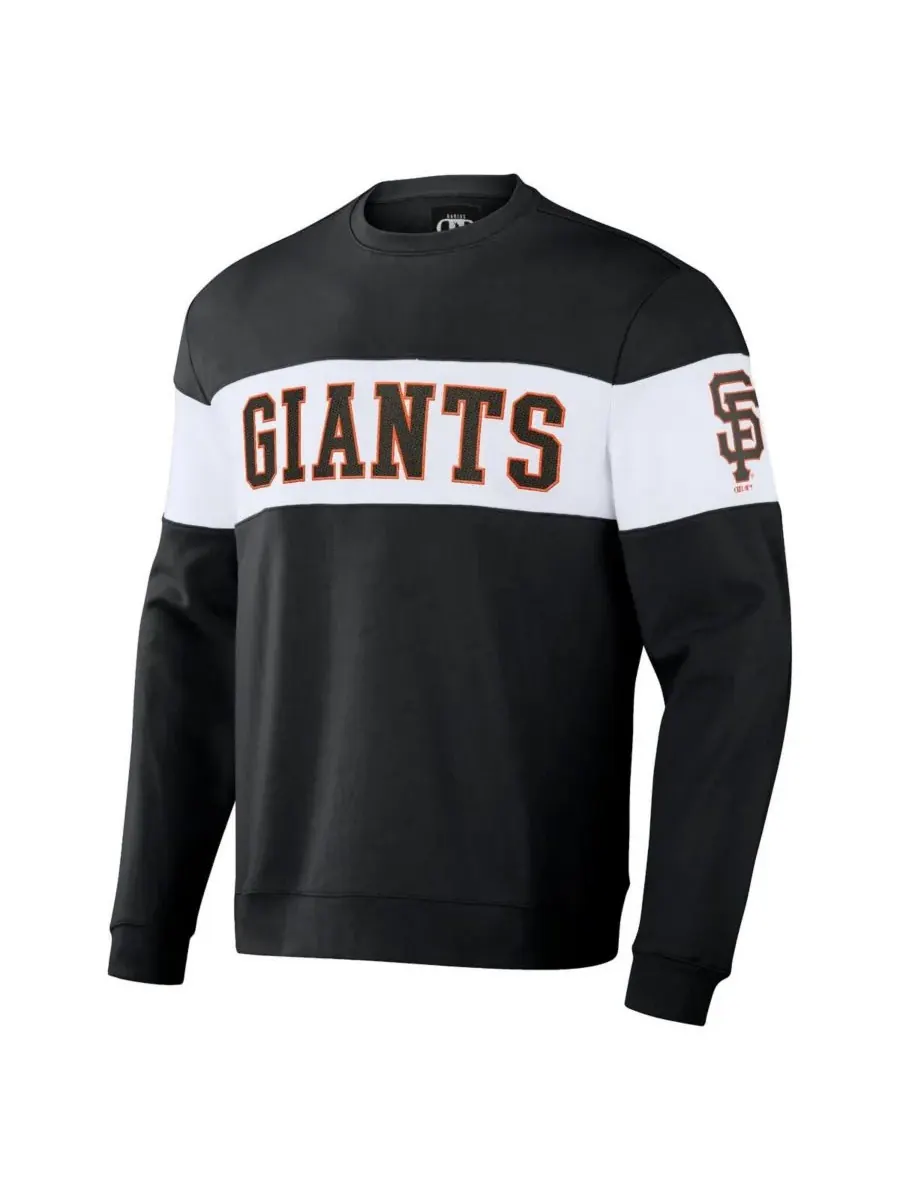 Fanatics Мужская толстовка Darius Rucker Collection от Black San Francisco Giants в полоску — изображение 3 из 3, черный