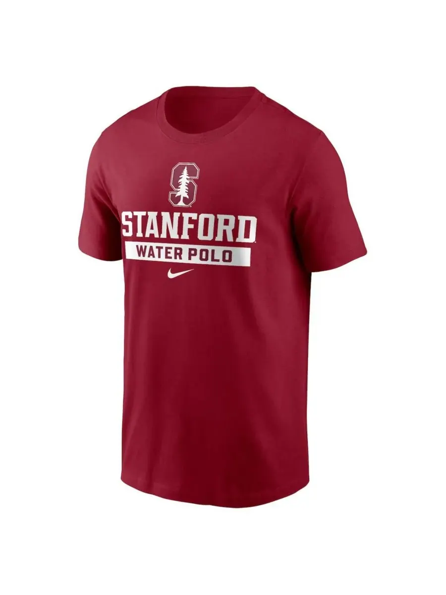 Мужская футболка для водного поло Cardinal Stanford Cardinal Nike — изображение 2 из 3, красный