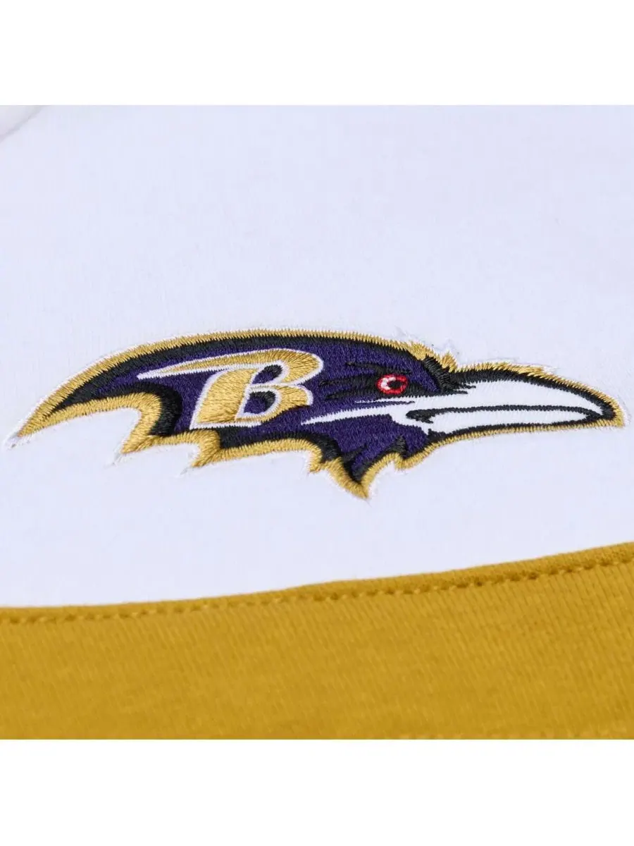 Мужская черная толстовка с логотипом тренера команды Baltimore Ravens Mitchell & Ness — изображение 2 из 4, черный