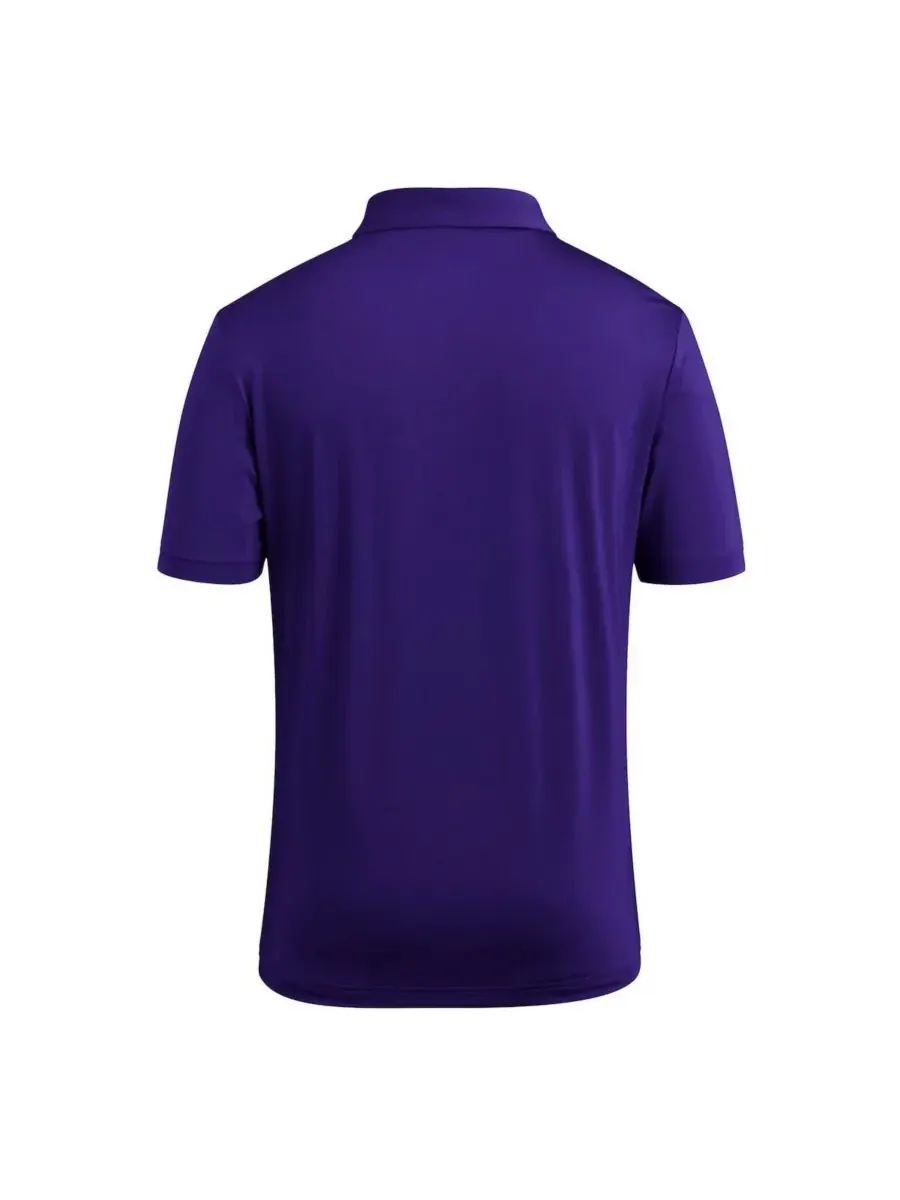 Adidas Мужская фиолетовая футболка-поло Washington Huskies Ultimate 365 — изображение 3 из 3, фиолетовый