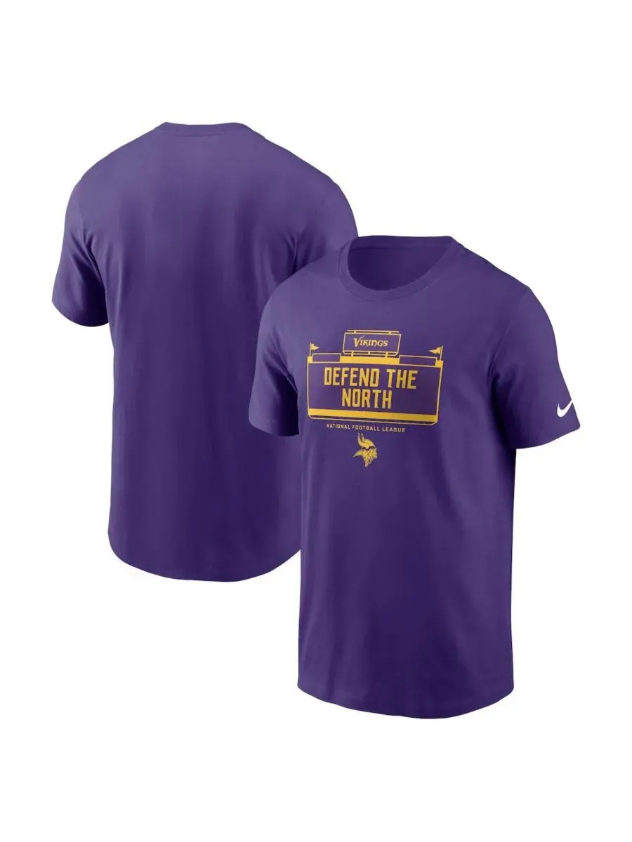 Nike Мужская фиолетовая футболка Minnesota Vikings Primetime Local Essential