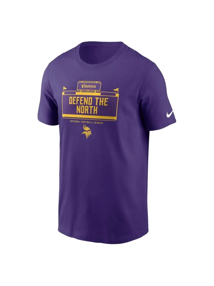 Nike Мужская фиолетовая футболка Minnesota Vikings Primetime Local Essential — изображение 2 из 3, фиолетовый