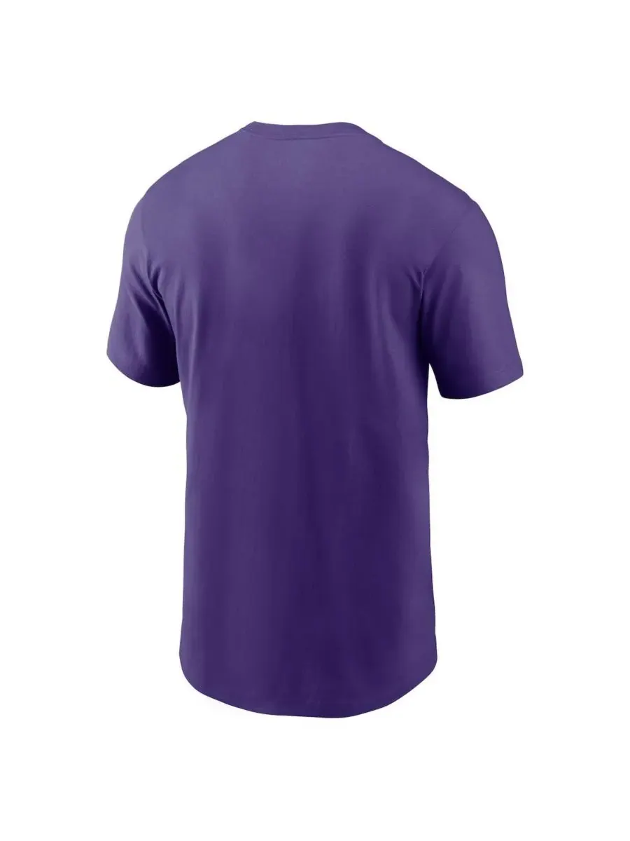 Nike Мужская фиолетовая футболка Minnesota Vikings Primetime Local Essential — изображение 3 из 3, фиолетовый