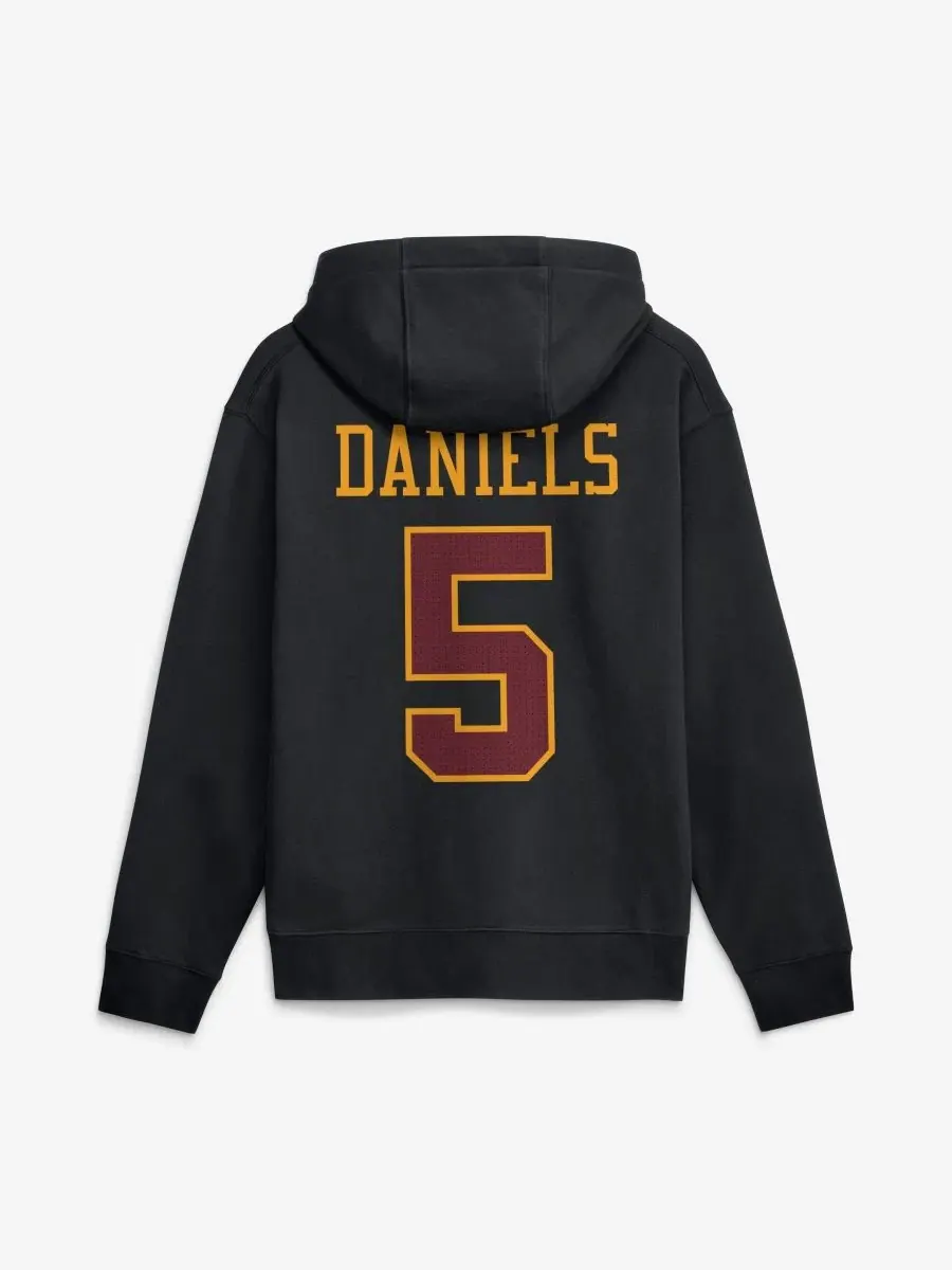 Худи Nike с принтом игрока Jayden Daniels — изображение 3 из 3, черный