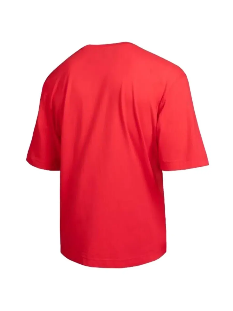 Футболка с аппликацией Boston Red Sox All Star Chenille Wordmark Champion — изображение 3 из 3, красный