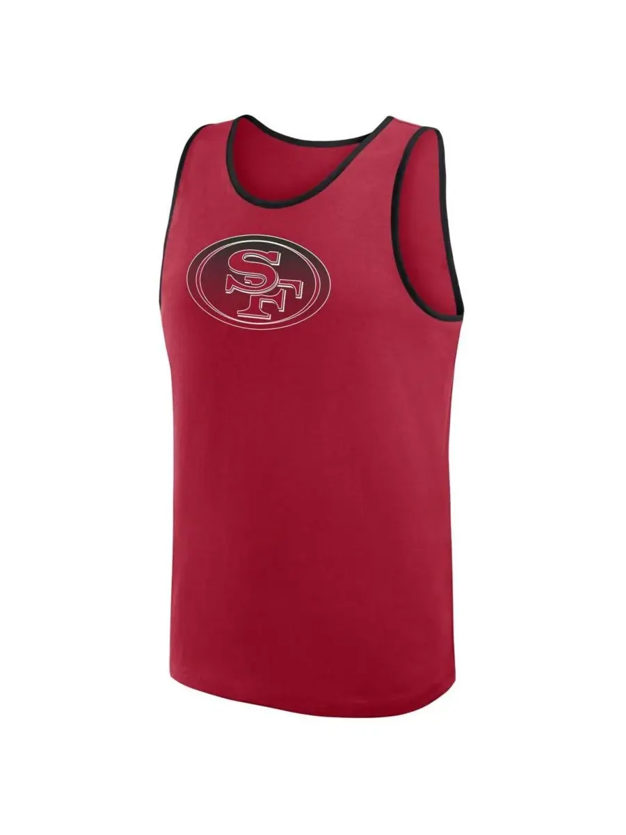 Мужская алая майка San Francisco 49ers "Unmatched Success" Logo Athletic — изображение 2 из 3, алый